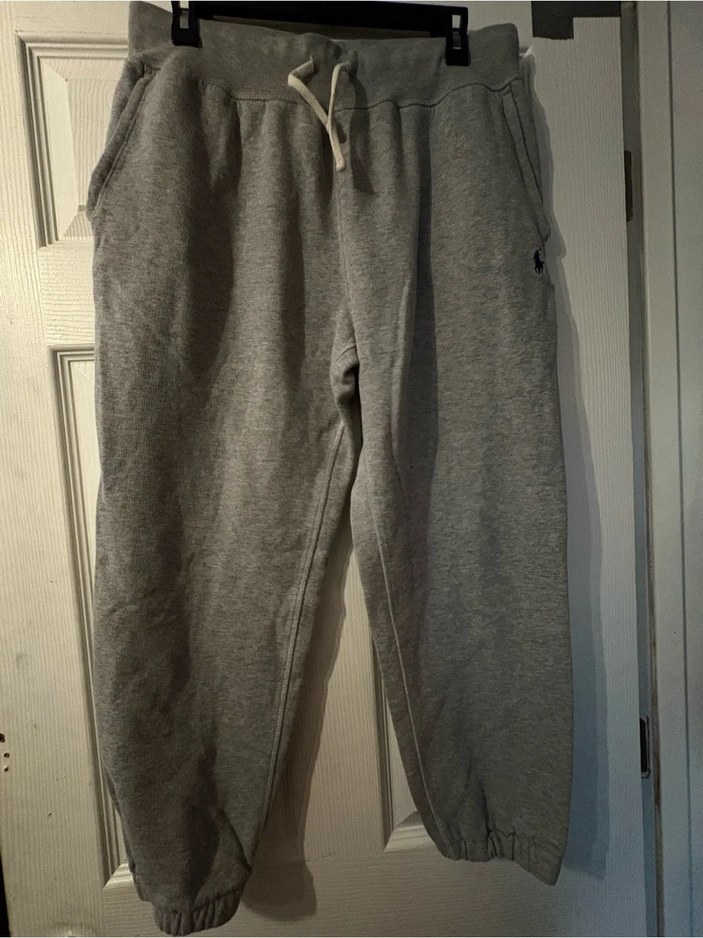 Polo by Ralph Lauren Light Gray Sweatshirt with Navy Label